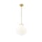 Z-Lite Newbury 1 Light Pendant, 13in. W x 14.25in. H, Modern Gold 7512P13-MGLD - alternate 2